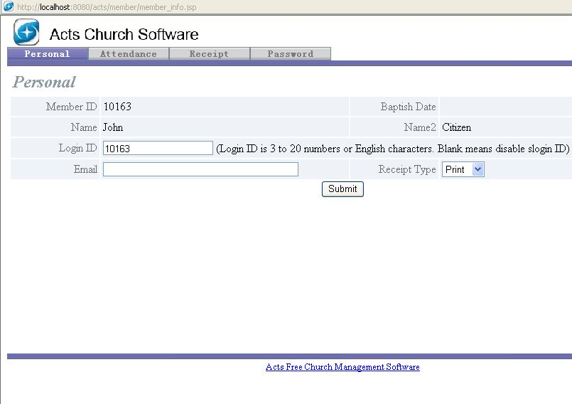 Freeware Church Managment Software
